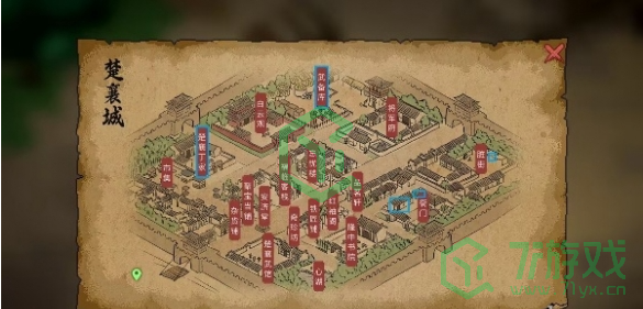 大侠立志传楚襄城机关宝箱在哪-楚襄城机关宝箱位置介绍