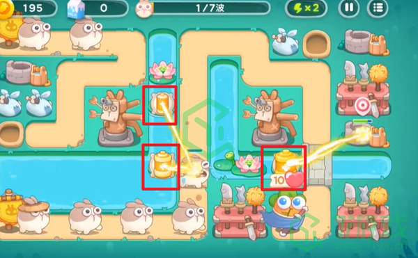 保卫萝卜4秋天DE第一杯奶茶第14关怎么过-秋天DE第一杯奶茶第14关通关攻略