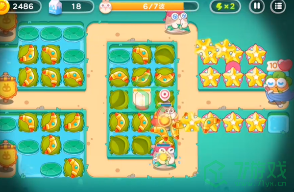 保卫萝卜4秋天DE第一杯奶茶第16关怎么过-秋天DE第一杯奶茶第16关通关攻略