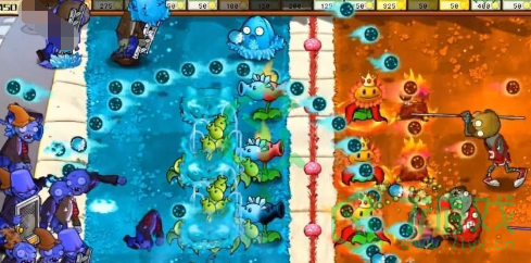 植物大战僵尸2.5版本新益智模式两面夹击怎么玩-pvz杂交版2.5版本两面夹击玩法