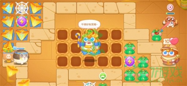 保卫萝卜4法老归来第114关怎么过-法老归来第114关通关攻略