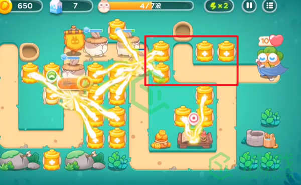 保卫萝卜4秋天DE第一杯奶茶第18关怎么过-秋天DE第一杯奶茶第18关通关攻略