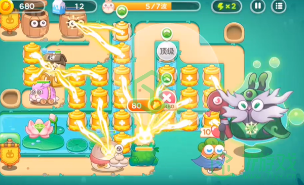 保卫萝卜4秋天DE第一杯奶茶第14关怎么过-秋天DE第一杯奶茶第14关通关攻略