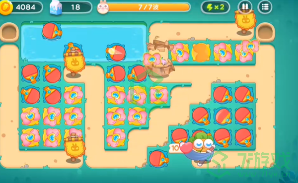 保卫萝卜4秋天DE第一杯奶茶第20关怎么过-秋天DE第一杯奶茶第20关通关攻略