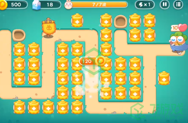 保卫萝卜4秋天DE第一杯奶茶第18关怎么过-秋天DE第一杯奶茶第18关通关攻略