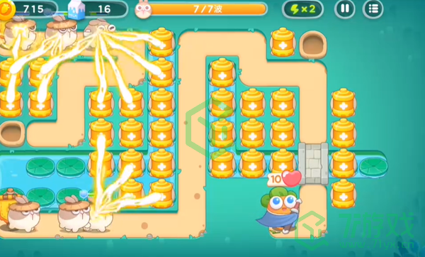 保卫萝卜4秋天DE第一杯奶茶第14关怎么过-秋天DE第一杯奶茶第14关通关攻略