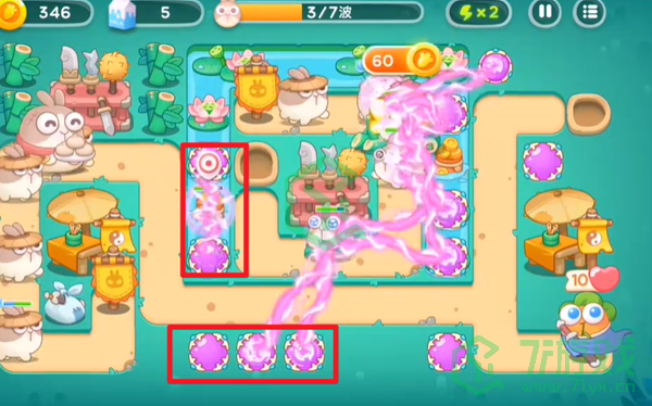 保卫萝卜4秋天DE第一杯奶茶第13关怎么过-秋天DE第一杯奶茶第13关通关攻略