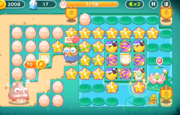 保卫萝卜4秋天DE第一杯奶茶第17关怎么做-秋天DE第一杯奶茶第17关通关攻略