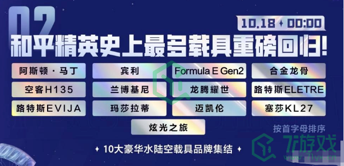 和平精英2024刺激之夜返场载具有哪些-2024刺激之夜返场载具介绍
