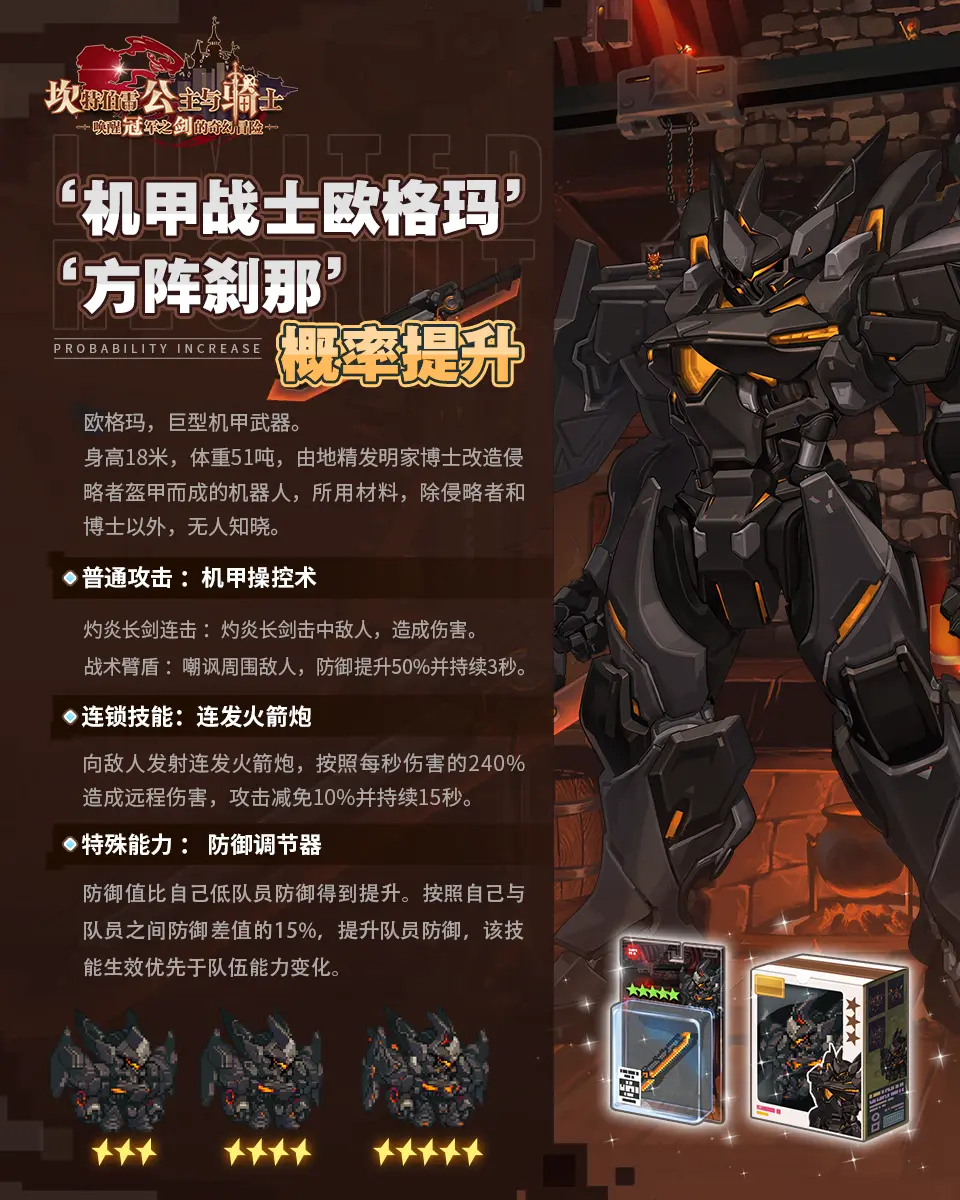 坎公骑冠剑机甲战士欧格玛专业技能如何-坎公骑冠剑机甲战士欧格玛专业技能抗压强度怎么样