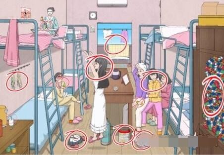 文字脑洞女生宿舍找出图中寝室迷惑行为如何通关 