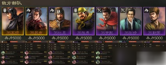 三国志战棋版七级地高顺队主力阵容征募组合？