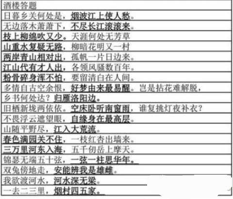 叫我大掌柜大商途酒楼答案大全-叫我大掌柜大商途酒楼答案汇总