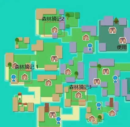 种地勇者森林遗迹石碑摘记位置