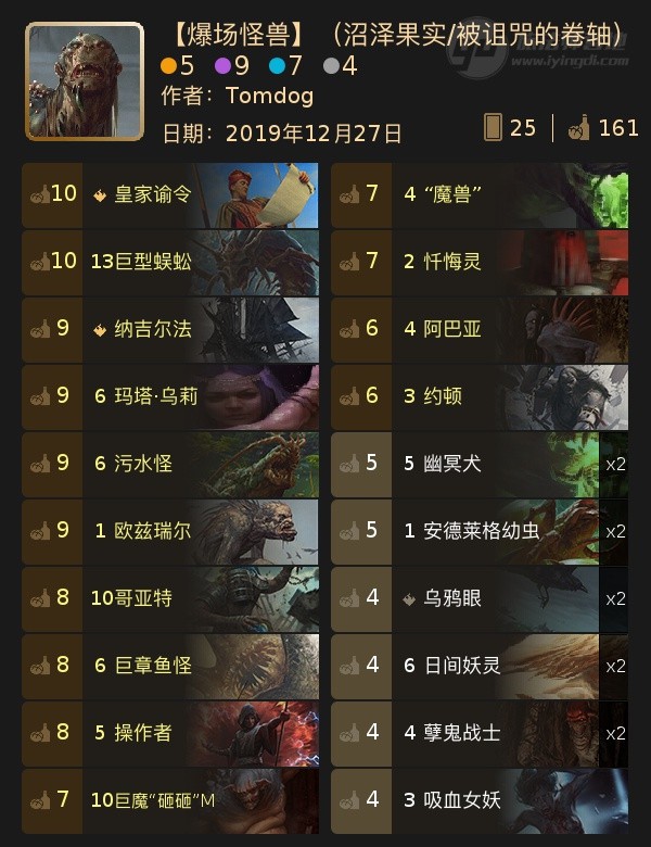 巫师之昆特牌怪兽卡组如何打_爆场怪兽阵营卡组推荐
