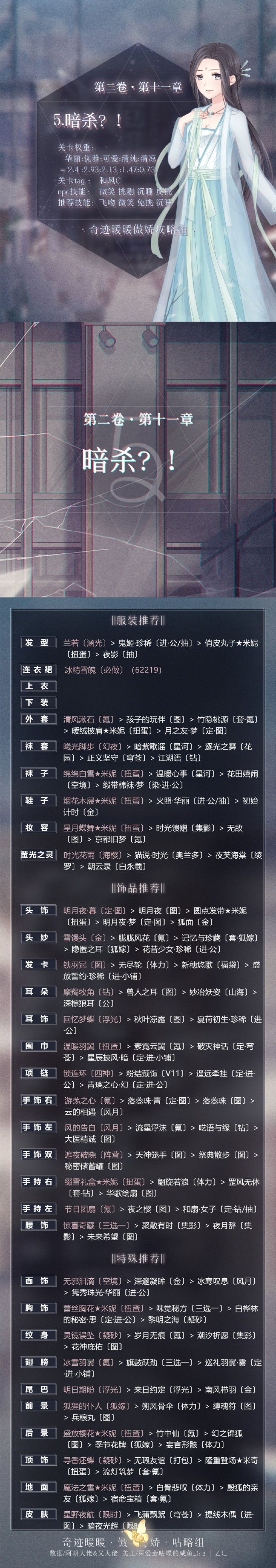奇迹暖暖第二卷11-5如何搭配-卷二11-5高分搭配推荐