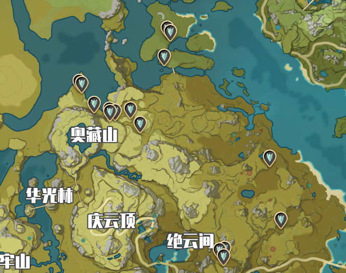 原神晶核哪里比较多-晶核采集刷新分布图