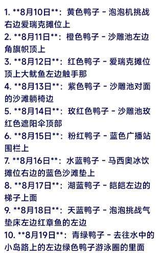 心动小镇潮流季鸭子位置详解