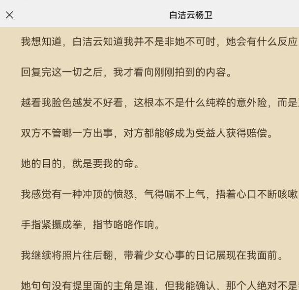 都市情感小说白洁全文在线阅读指南：人物解析与正版资源推荐